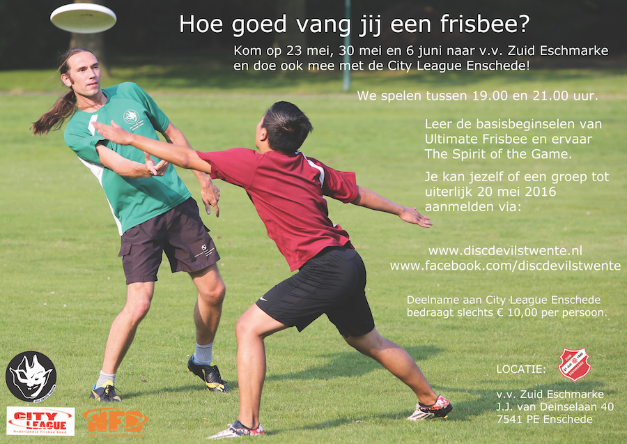 City League Enschede Disc Devils Twente Ultimate Frisbee