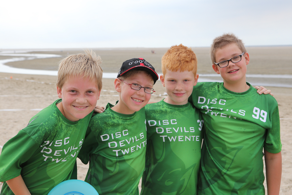 Nederland Jeugdkampioenschap Beach Ultimate Frisbee 2016 Disc Devils Twente