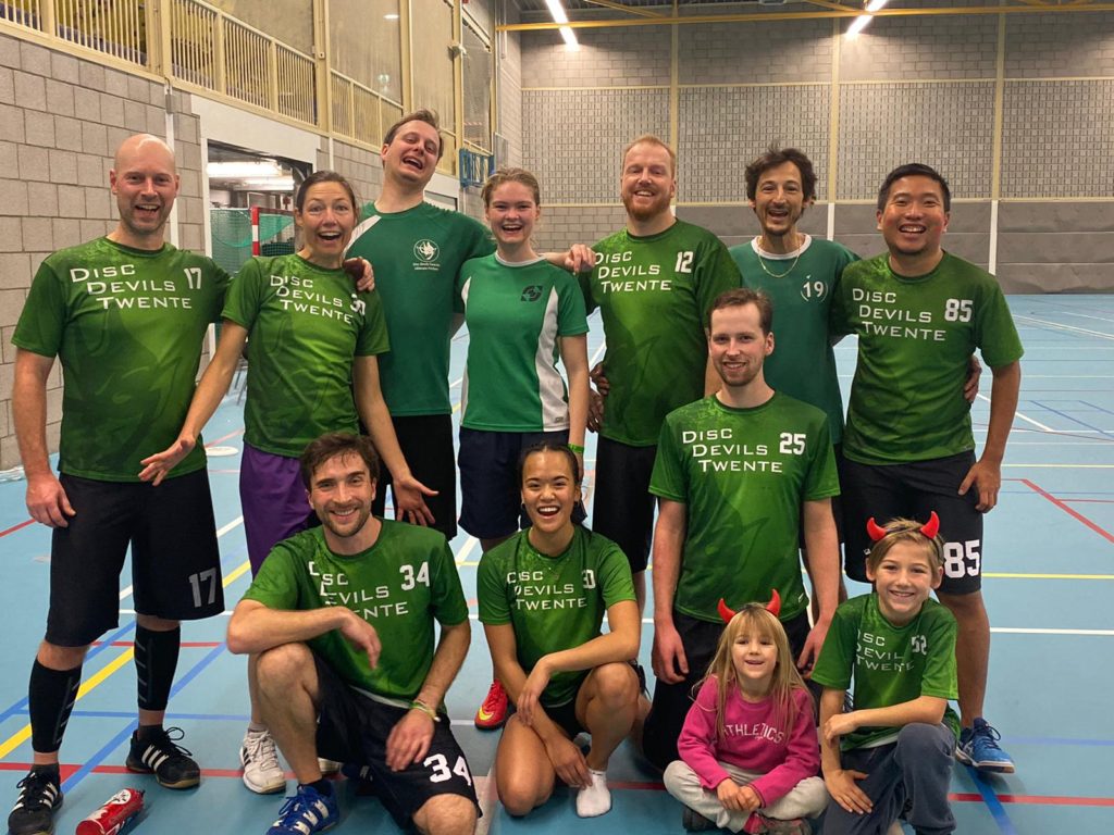 Disc Devils Twente 2019 Ultimate Frisbee, LED team 2019